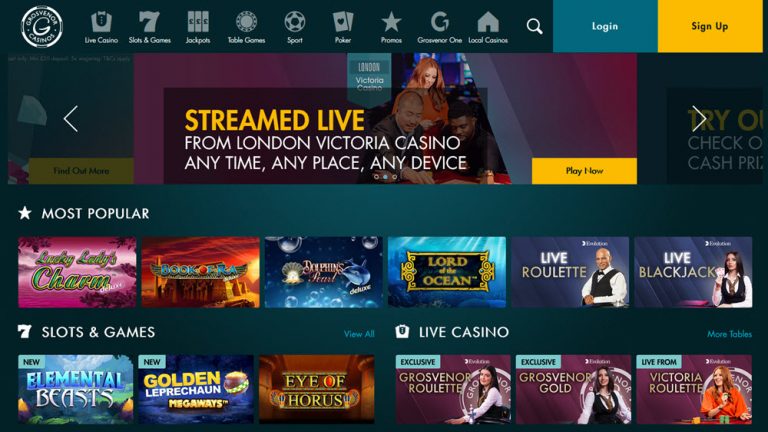 grosvenor casino online uk